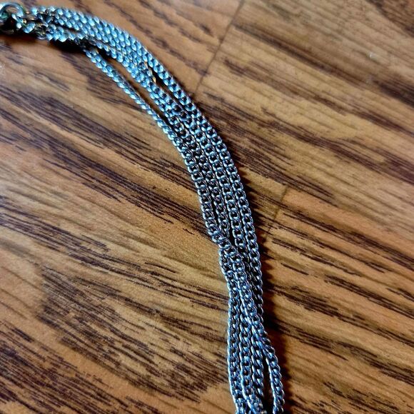 RMN Roman Vintage Pearl, Crystal, And Seed Bead Multi-Strand Necklace - Picture 5 of 13